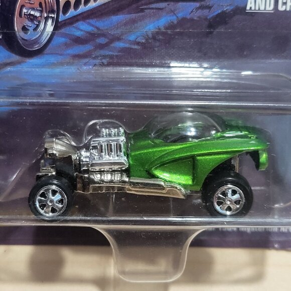 Johnny Lightning Willys Gassers II 1933 Speedy White Lightning Chase Blue 2002 - Picture 9 of 11